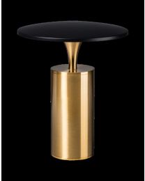 Lampe De Table Elegance, Finition Noir/laiton