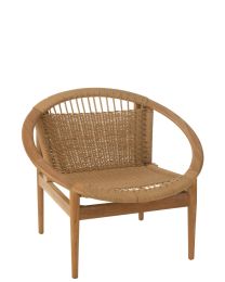 Chaise Ronde Teck Naturel