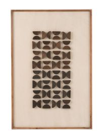 Wall Decoration Josh Pine Wood/canvas Natural