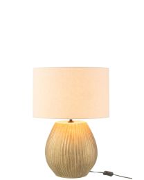 Lamp+shade Nebu Round Ceramic Gold Small