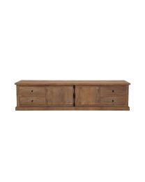 Tv Dresser In Teak With 4 Drawers And 2 Doors