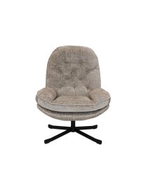 Fauteuil Relax Capiton, Taupe