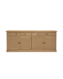 Landelijke Eiken Dressoir, 4 Lade En 4 Deuren