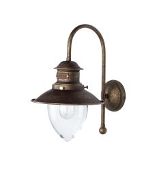 Lampe Pendante De Style Rustique En Bronze Antique, Lampe De Bateau