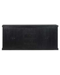 Black Sideboard Dalton 4 Door And 4 Drawer