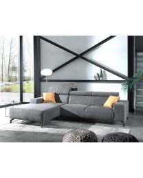 Corner Sofa With Chaise Long, Adjustable Headrest