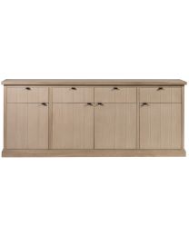 Dressoir In Natuur Eik 4 Lade En 4 Deuren