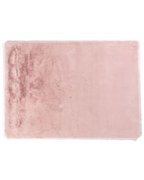 Tapis Super Doux à Poils Hauts 42 Rose 60x90cm