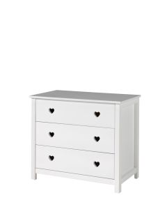 Amori Commode 3 Tiroirs Blanc