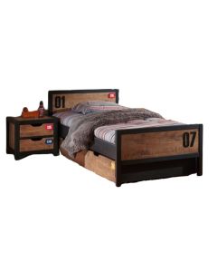 This Alex-combination Contains A  Nightstand * And A  Bed 90x200cm * And A  Underbed *