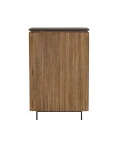 Bar Kast 2 Deurs Ribbel Structuur