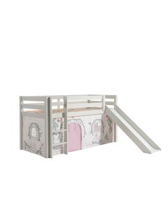 This Pino-combination Contains A Pino  Mid Sleeper + Slide White  And A Curtain Birdy