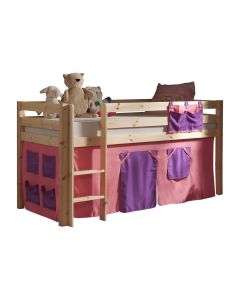 This Pino-combination Contains A Pino  Mid Sleeper Natural  And A Curtain Bella