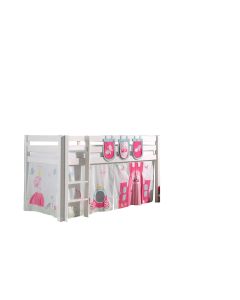 Pino Lot Avec Lit Compact Blanc, Housse Princesse Et 3 Sachets Princesse