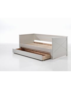 This Pino-combination Contains A Pino Pull-out Captain Bed White  And A Pino Drawer For Captain Bed White