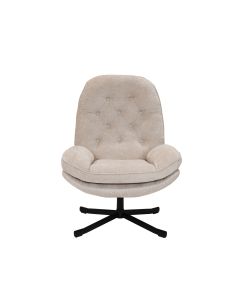 Relax Fauteuil Met Knopen, Beige