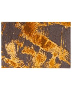 Rug Design69 Dark Grey With Gold/ochre 155x230cm