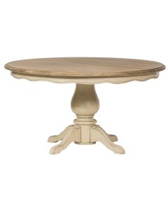 Table Ronde (ø145cm) Plateau Teck Placage