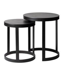 Lot De 3 Tables En Noir